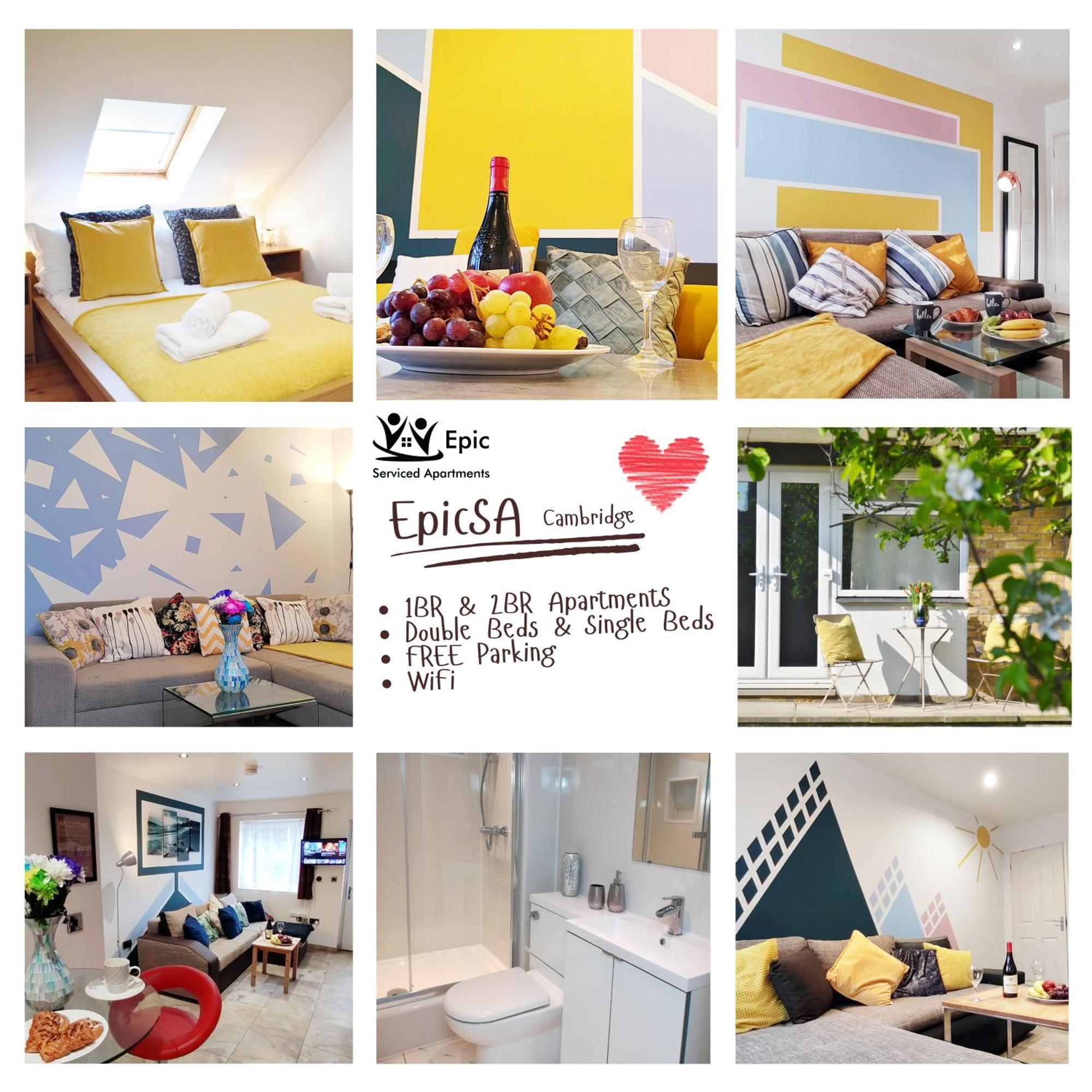 Epicsa - Family & Corporate Stay Mews Apartments With Free Parking Кембридж Екстер'єр фото